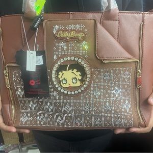Betty Boop brown bag
